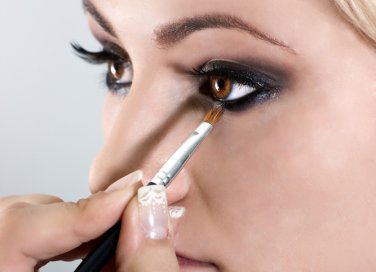 dark, smoky eyes
