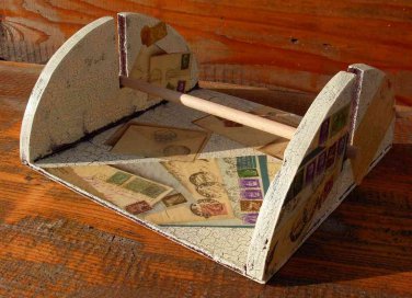 come fare decoupage legno, decoupage legno