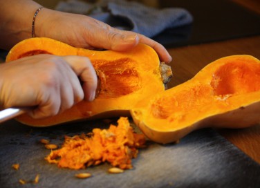 pulire zucca