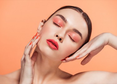 trucco, primavera 2019, color pesca