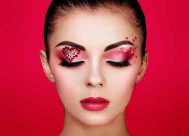 san valentino, trucco originale, particolari