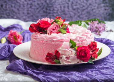 torte decorate fiori freschi, torte decorate fiori veri, torte fiori freschi