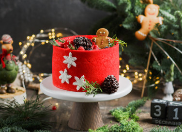 torte decorate natale, torte decorate natalizie