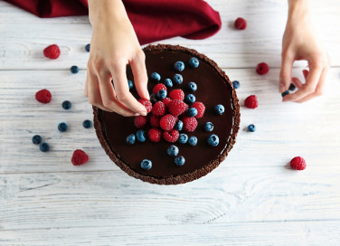 come decorare crostata cioccolato, decorazioni crostata cioccolato 