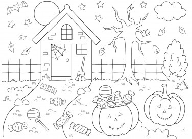 Disegni di Halloween da colorare