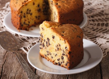 torta, gocce di cioccolato, yogurt