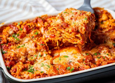 Cottura delle lasagne al forno