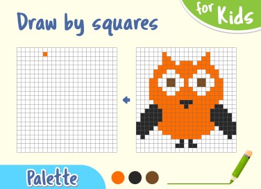 pixel art da colorare, pixel art, pixel art schemi