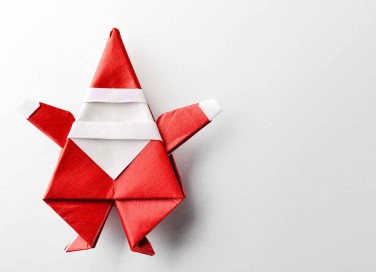 Come fare un Babbo Natale in origami
