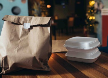 Cibo d'asporto a Natale e Capodanno