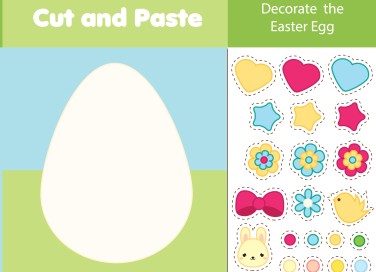 lavoretti di pasqua da ritagliare e incollare, lavoretti pasqua