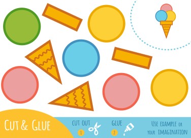 gelati di carta da stampare e ritagliare, gelati di carta da stampare, gelati di carta da ritagliare