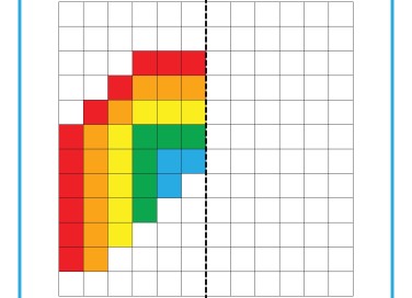 pixel art da completare, pixel art facile