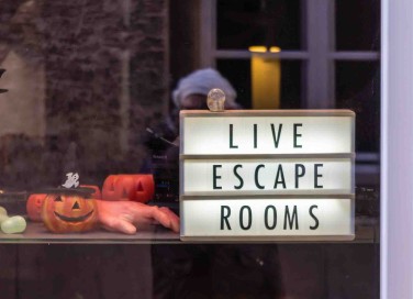 escape room per bambini per Halloween