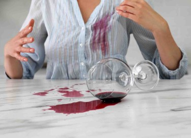 macchie di vino