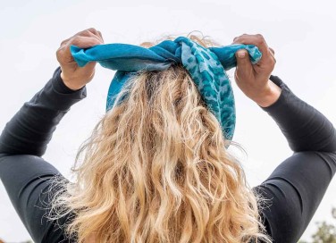 foulard tra i capelli