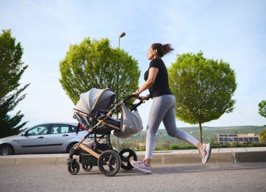 ginnastica con il passeggino