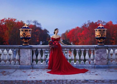 Abito da sposa rosso