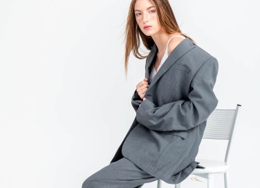 giacca oversize maschile