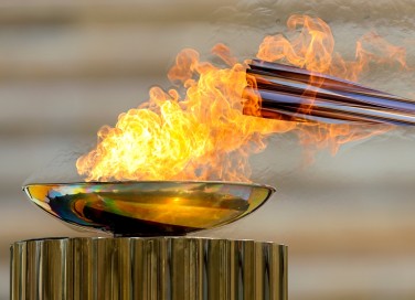 tedoforo per Giochi Olimpici Invernali