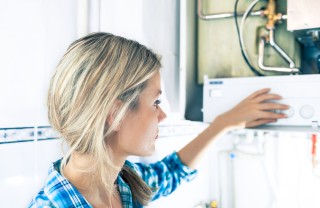 controllo della caldaia