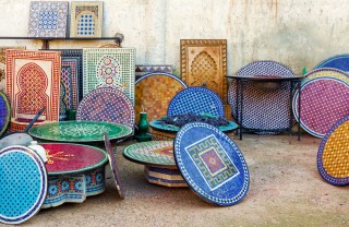 mosaico tavolino tesserine ceramica piastrelle