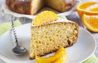 torta-zucchero a velo-arancia-dolce