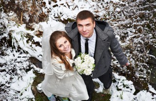 matrimonio sulla neve