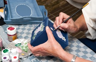 abat jour, decoupage, hobby, fai da te, decorazione, orientale