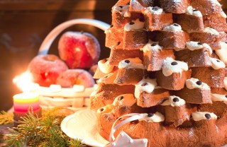 pandoro farcito cioccolato crema natale feste albero
