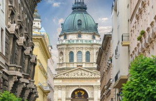 Budapest, ponti, sul, Danubio
