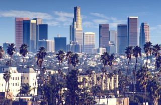 Los Angeles veduta grattacieli Stati Uniti