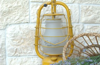 lampada lavanda decorazione