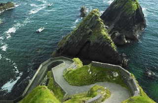 Irlanda fiordi mare natura verde oceano