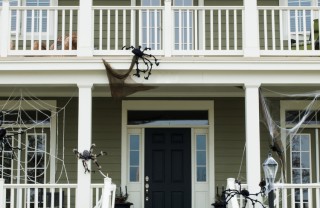 casa allestita per halloween