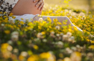 donna incinta bambino coppia 