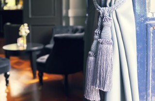 tende, casa, drappeggi, ambiente, arredamento