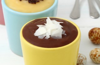 crema budino cioccolato bianco nero fondente