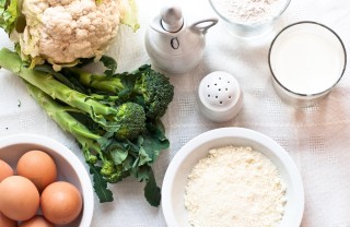 Plumcake di cavolfiore e broccoli