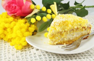 torta mimosa crema ananas panna