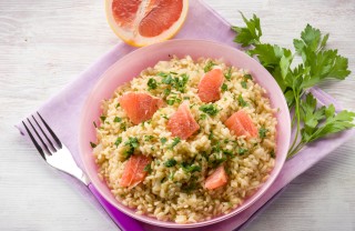 Risotto al pompelmo rosa