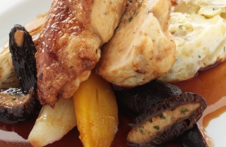 faraona ripiena funghi