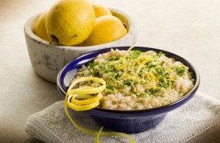 risotto riso limone rosmarino olio