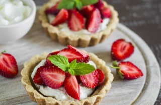 Crostata di Fragole con crema Chantilly