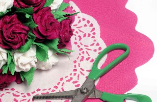 fiori di carta crespa