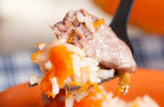 risotto alla zucca e salsiccia