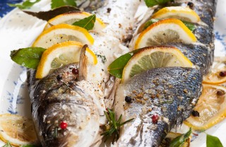 spigola al forno