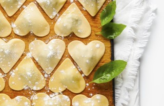 ravioli pasta cuoricini di san valentino