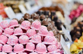 pasticcini mandorle divino amore glassa rosa
