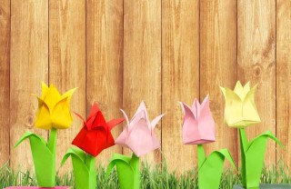 fiori di carta origami semplici tutorial